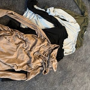 4 maternity long sleeve shirts